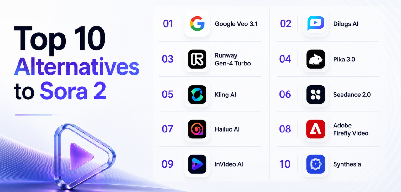Top 10 Alternatives to Sora 2